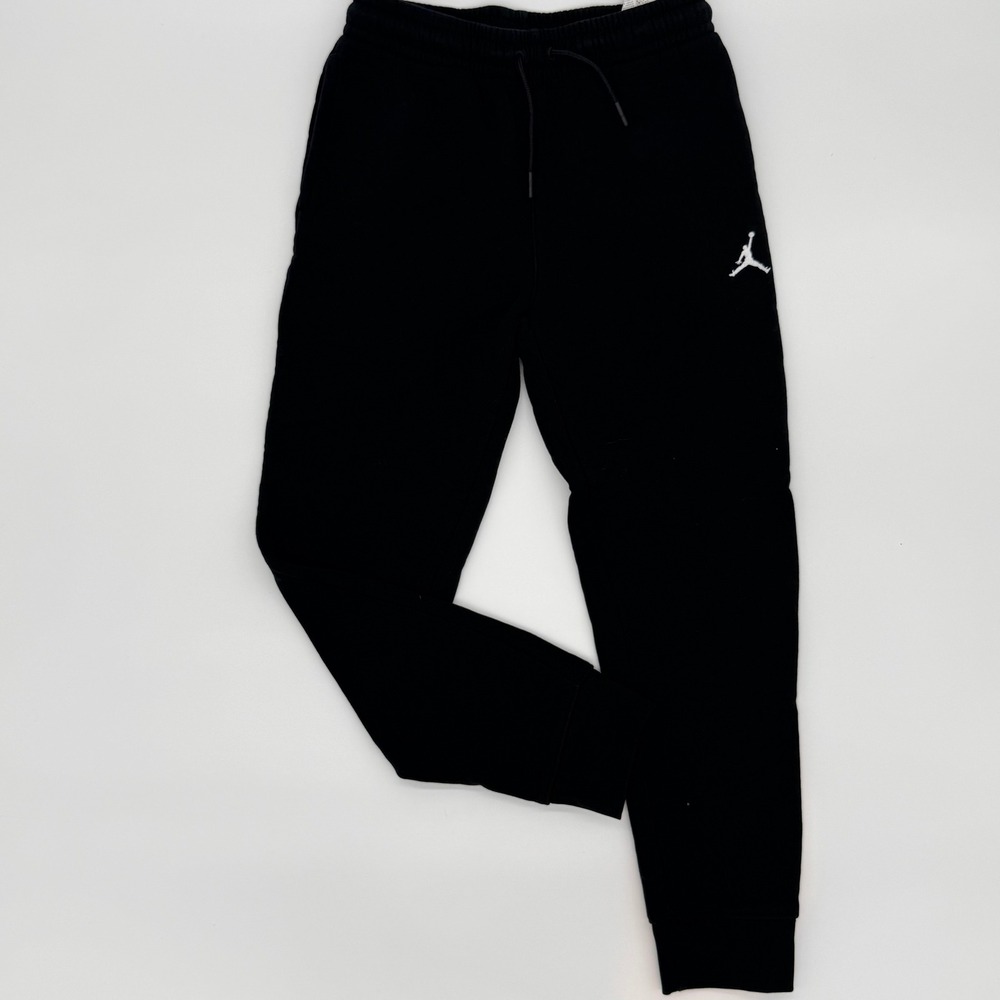 Jordan Boys Black Fleece Joggers Jumpman Kids Size Medium 10-12Y